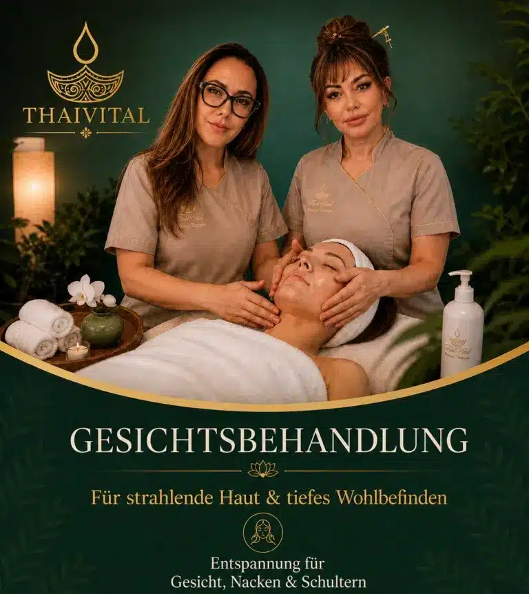 Thaimassage Basel | EMR anerkannt | ThaiVital 15 Gesichtsbehandlung – für strahlende Haut und tiefes Wohlbefinden